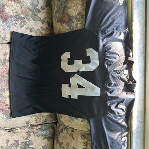 Vintage Russell NFL Los Angeles Raiders BO JACKSON #34 Jersey Sz 40 Black USA
